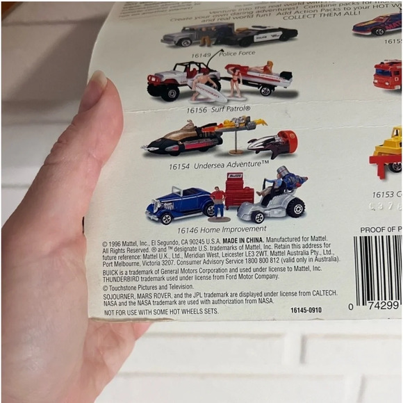 Hot Wheels Vintage 1996 JPL Sojourner Mars Rover Mission to Mars Action Pack - Picture 5 of 5